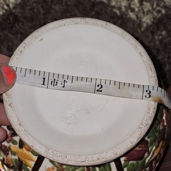 Atlantic Mold Decorative German Painted Pitcher Old World Circa. 1970 Vintage - Picture 14 of 16